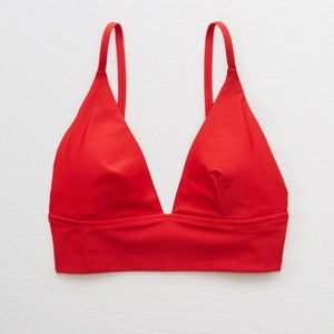 Aerie Longline Triangle Bikini Top